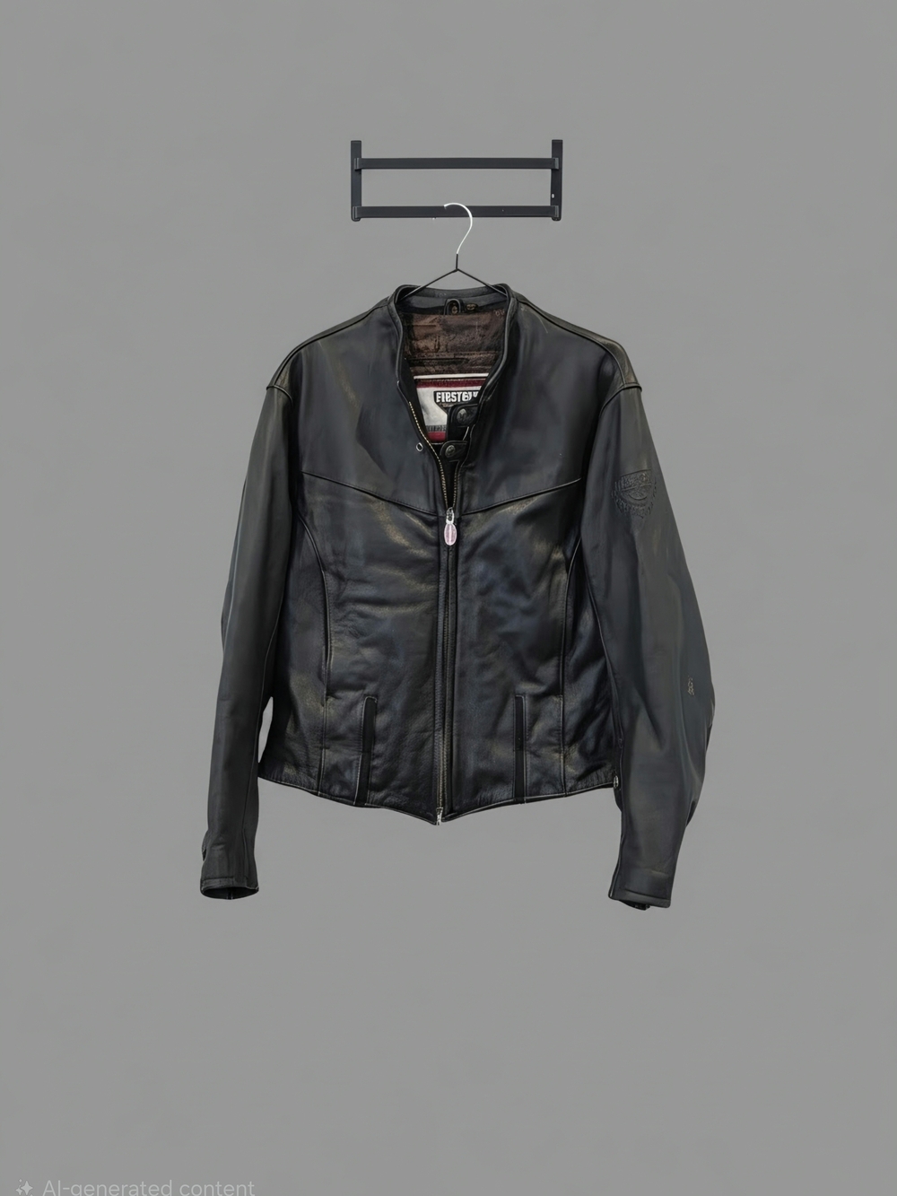 Classic Black Leather Jacket for Women